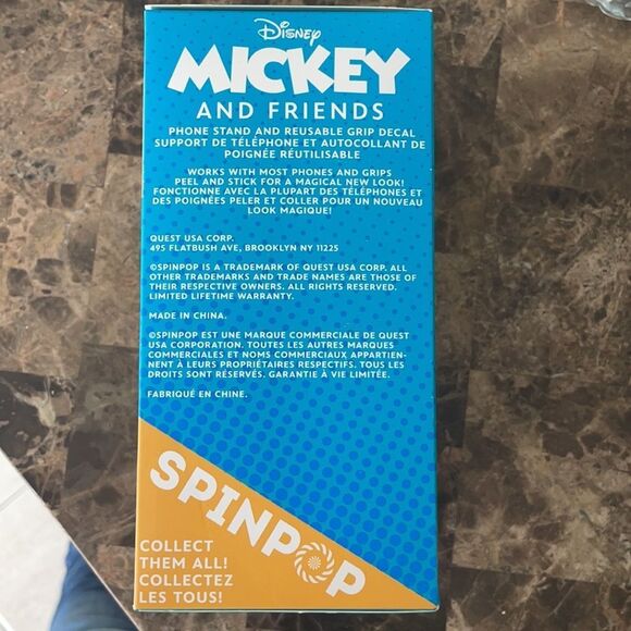 New in sealed box Spin pop Disney Minnie Mouse phone stand and grip decal - Picture 4 of 4